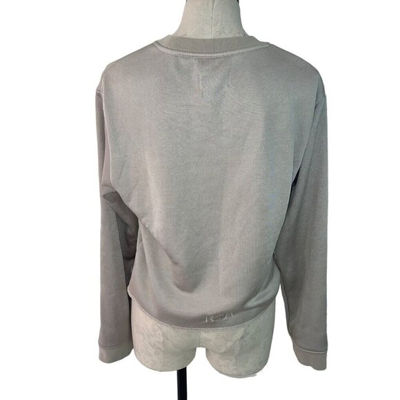 Rta Womens Sweater Size Small Gray Myles Long Sleeves Crew Neck Ribbed Cuffs - Picture 2 of 6